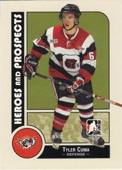 #60 Tyler Cuma - Ottawa 67's - 2008-09 In The Game Heroes and Prospects Hockey