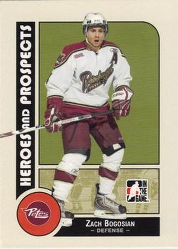 #61 Zach Bogosian - Peterborough Petes - 2008-09 In The Game Heroes and Prospects Hockey