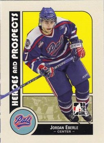 #69 Jordan Eberle - Regina Pats - 2008-09 In The Game Heroes and Prospects Hockey