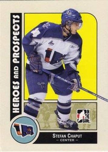 #99 Stefan Chaput - Lewiston Maineiacs - 2008-09 In The Game Heroes and Prospects Hockey