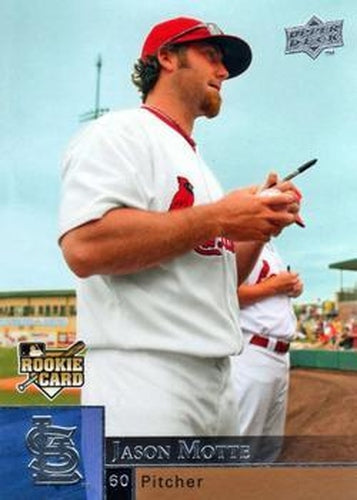 #943 Jason Motte - St. Louis Cardinals - 2009 Upper Deck Baseball