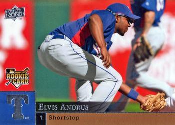 #944 Elvis Andrus - Texas Rangers - 2009 Upper Deck Baseball