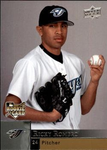 #948 Ricky Romero - Toronto Blue Jays - 2009 Upper Deck Baseball