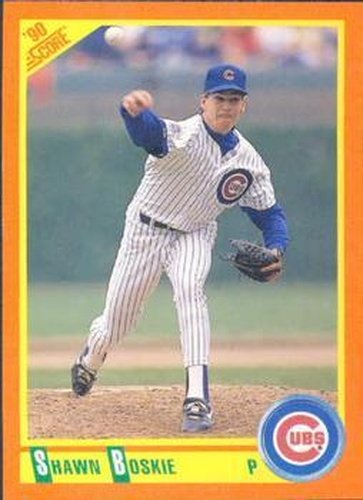 #94T Shawn Boskie - Chicago Cubs - 1990 Score Rookie & Traded Baseball