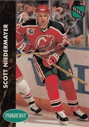#94 Scott Niedermayer - New Jersey Devils - 1991-92 Parkhurst Hockey