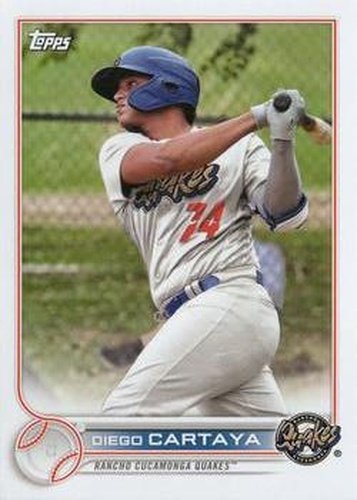 #PD-94 Diego Cartaya - Rancho Cucamonga Quakes - 2022 Topps Pro Debut Baseball