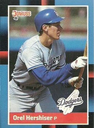 #94 Orel Hershiser - Los Angeles Dodgers - 1988 Donruss Baseball