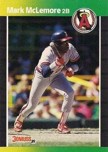 #94 Mark McLemore - California Angels - 1989 Donruss Baseball