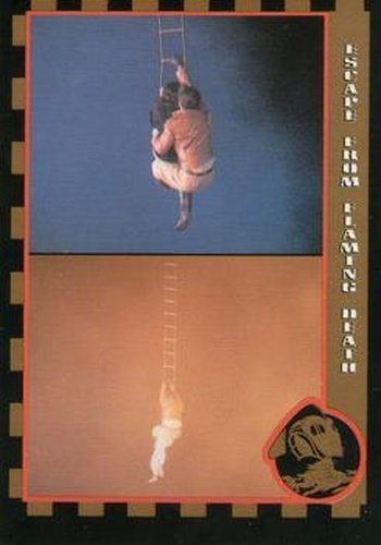 #94 Escape from Flaming Death - 1991 Topps The Rocketeer