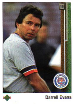 #394 Darrell Evans - Detroit Tigers - 1989 Upper Deck Baseball