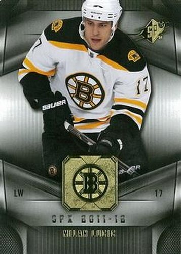 #94 Milan Lucic - Boston Bruins - 2011-12 SPx Hockey
