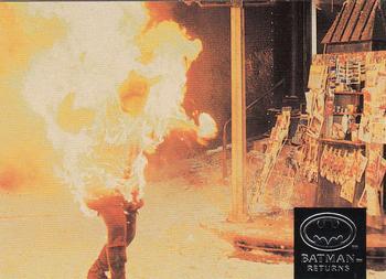 #94 Much of the tricky special effects work in Ba - 1992 Stadium Club Batman Returns