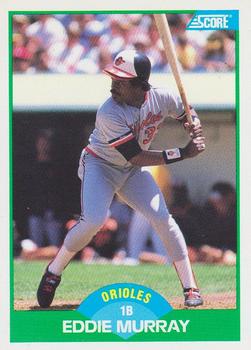 #94 Eddie Murray - Baltimore Orioles - 1989 Score Baseball