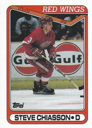 #94 Steve Chiasson - Detroit Red Wings - 1990-91 Topps Hockey