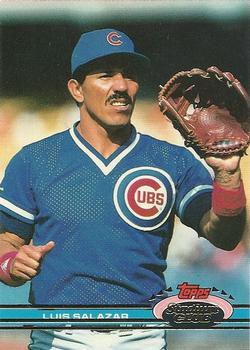 #94 Luis Salazar - Chicago Cubs - 1991 Stadium Club Baseball