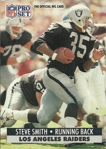 #194 Steve Smith - Los Angeles Raiders - 1991 Pro Set Football
