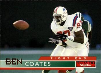 #94 Ben Coates - New England Patriots - 1995 SkyBox Impact Football