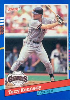 #94 Terry Kennedy - San Francisco Giants - 1991 Donruss Baseball