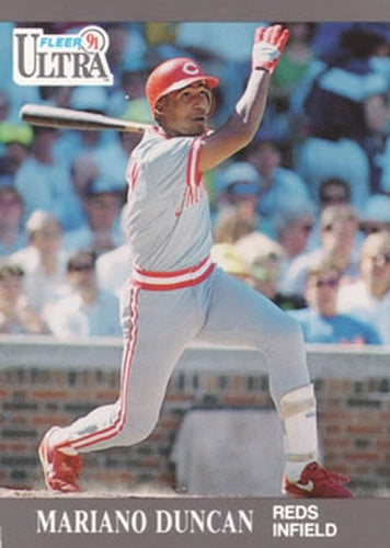#94 Mariano Duncan - Cincinnati Reds - 1991 Ultra Baseball