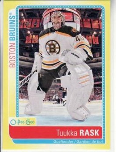 #S-TR Tuukka Rask - Boston Bruins - 2013-14 O-Pee-Chee Hockey - Stickers