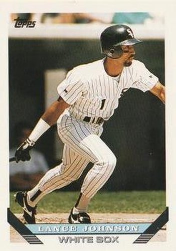 #94 Lance Johnson - Chicago White Sox - 1993 Topps Baseball