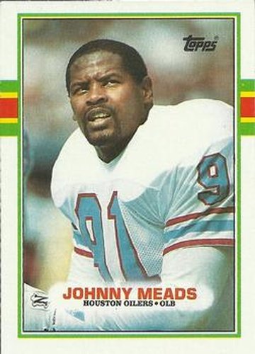 #94 Johnny Meads - Houston Oilers - 1989 Topps Football