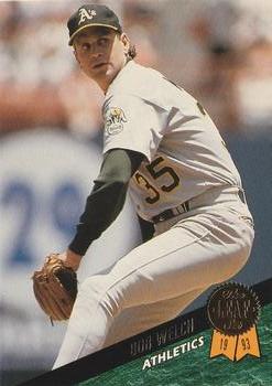 #94 Bob Welch - Oakland Athletics - 1993 Leaf Baseball