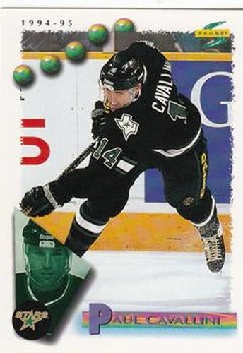 #94 Paul Cavallini - Dallas Stars - 1994-95 Score Hockey