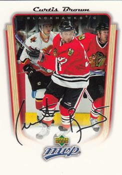 #94 Curtis Brown - Chicago Blackhawks - 2005-06 Upper Deck MVP Hockey