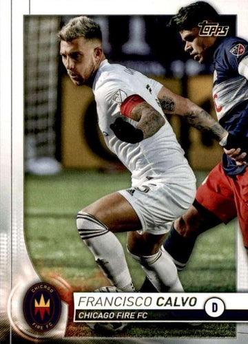 #94 Francisco Calvo - Chicago Fire - 2020 Topps MLS Soccer