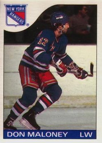 #94 Don Maloney - New York Rangers - 1985-86 O-Pee-Chee Hockey