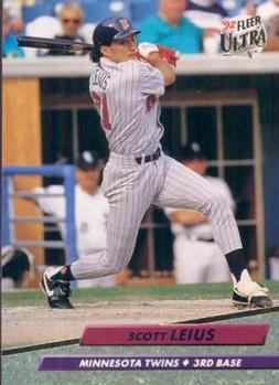 #94 Scott Leius - Minnesota Twins - 1992 Ultra Baseball
