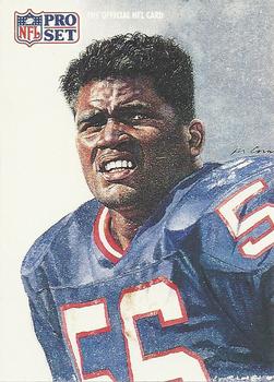 #394 Lawrence Taylor - New York Giants - 1991 Pro Set Football