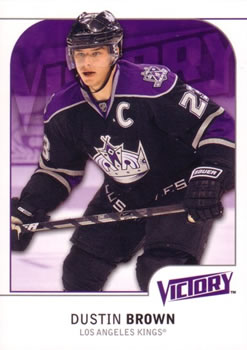 #94 Dustin Brown - Los Angeles Kings - 2009-10 Upper Deck Victory Hockey