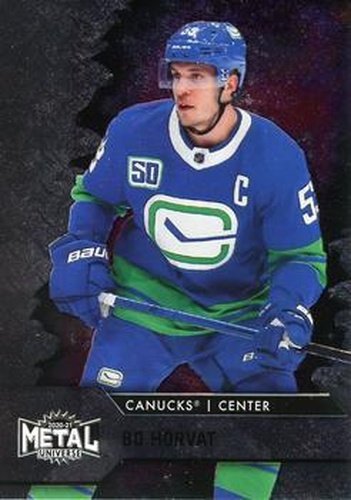 #94 Bo Horvat - Vancouver Canucks - 2020-21 Skybox Metal Universe Hockey