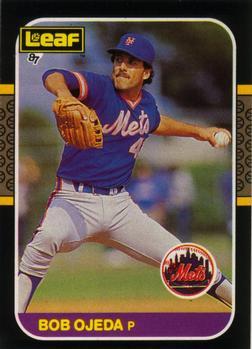 #94 Bob Ojeda - New York Mets - 1987 Leaf Baseball