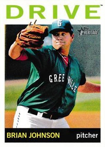 #94 Brian Johnson - Greenville Drive - 2013 Topps Heritage Minor League Baseball
