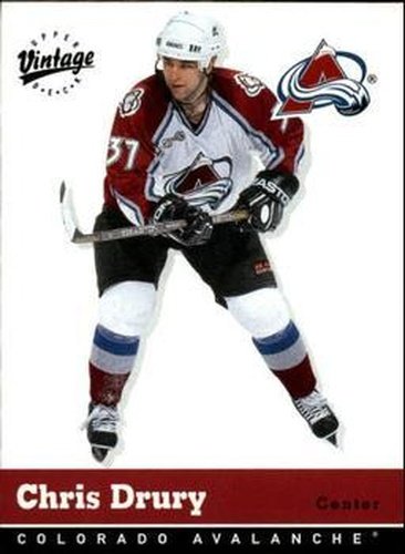 #94 Chris Drury - Colorado Avalanche - 2000-01 Upper Deck Vintage Hockey