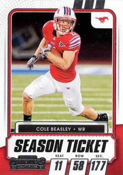 #94 Cole Beasley - SMU Mustangs - 2021 Panini Contenders Draft Picks Football