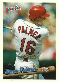 #94 Dean Palmer - Texas Rangers - 1996 Bazooka Baseball
