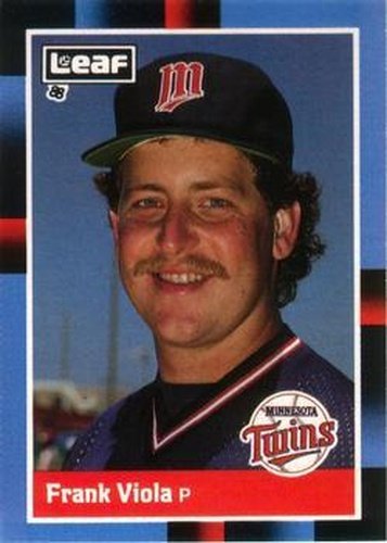 #94 Frank Viola - Minnesota Twins - 1988 Leaf Baseball