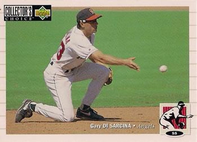 #94 Gary DiSarcina - California Angels - 1994 Collector's Choice Baseball
