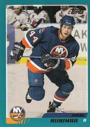 #94 Janne Niinimaa - New York Islanders - 2003-04 Topps Hockey