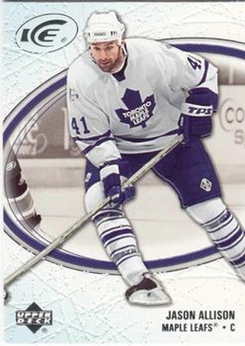 #94 Jason Allison - Toronto Maple Leafs - 2005-06 Upper Deck Ice Hockey