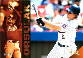 #94 Joe Orsulak - New York Mets - 1994 Select Baseball
