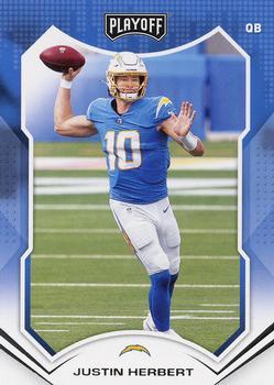 #94 Justin Herbert - Los Angeles Chargers - 2021 Panini Playoff Football