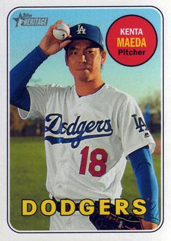 #94 Kenta Maeda - Los Angeles Dodgers - 2018 Topps Heritage Baseball