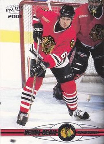 #94 Kevin Dean - Chicago Blackhawks - 2000-01 Pacific Hockey