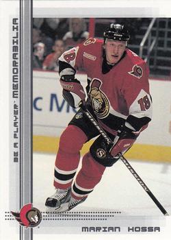 #94 Marian Hossa - Ottawa Senators - 2000-01 Be a Player Memorabilia Hockey