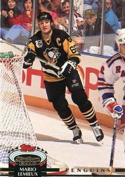 #94 Mario Lemieux - Pittsburgh Penguins - 1992-93 Stadium Club Hockey